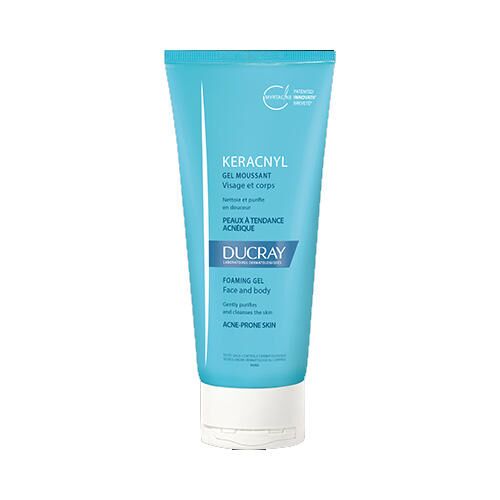 Очищающий пенящийся гель Ducray Keracnyl