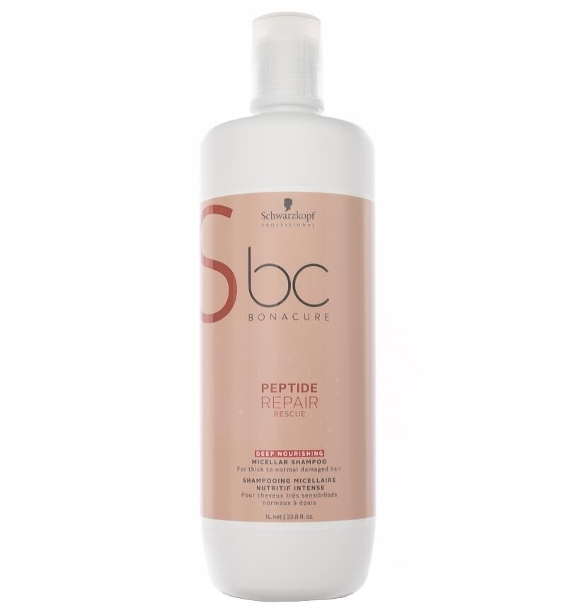 Шампунь спасительное восстановление для жестких волос Bc peptide repair rescue