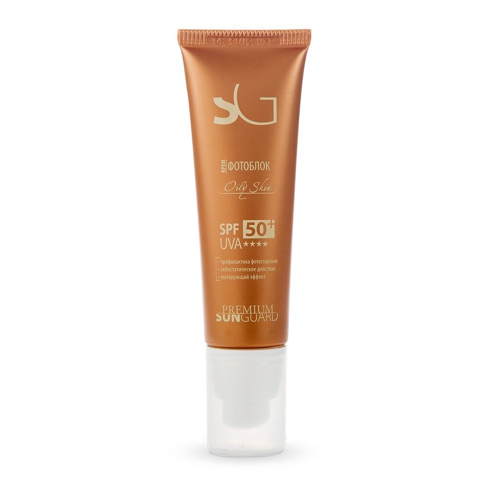 Крем фотоблок для жирной кожи Spf 50 оily skin sunguard