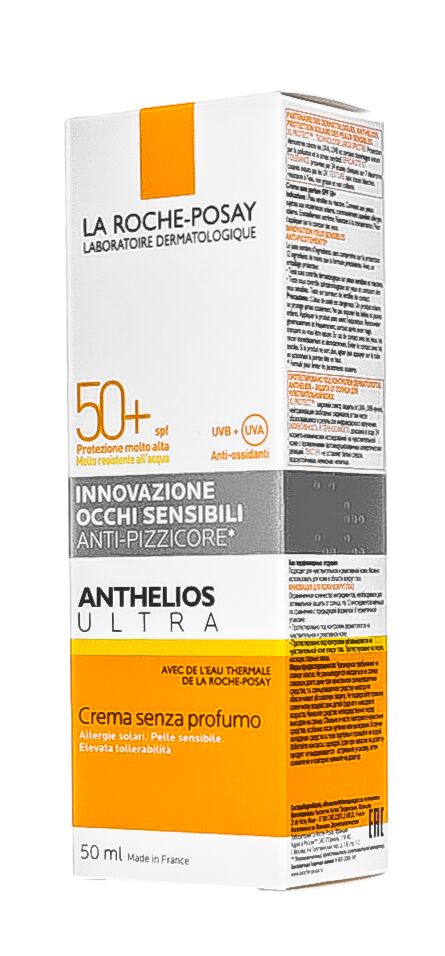 Ультра крем для лица и кожи вокруг глаз SPF 50+ Anthelios