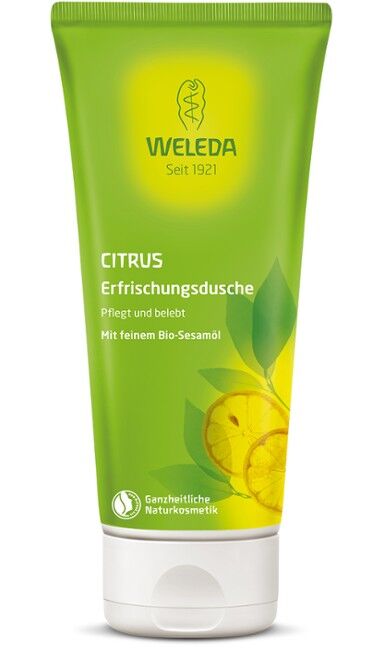 Цитрусовый освежающий гель для душа Weleda