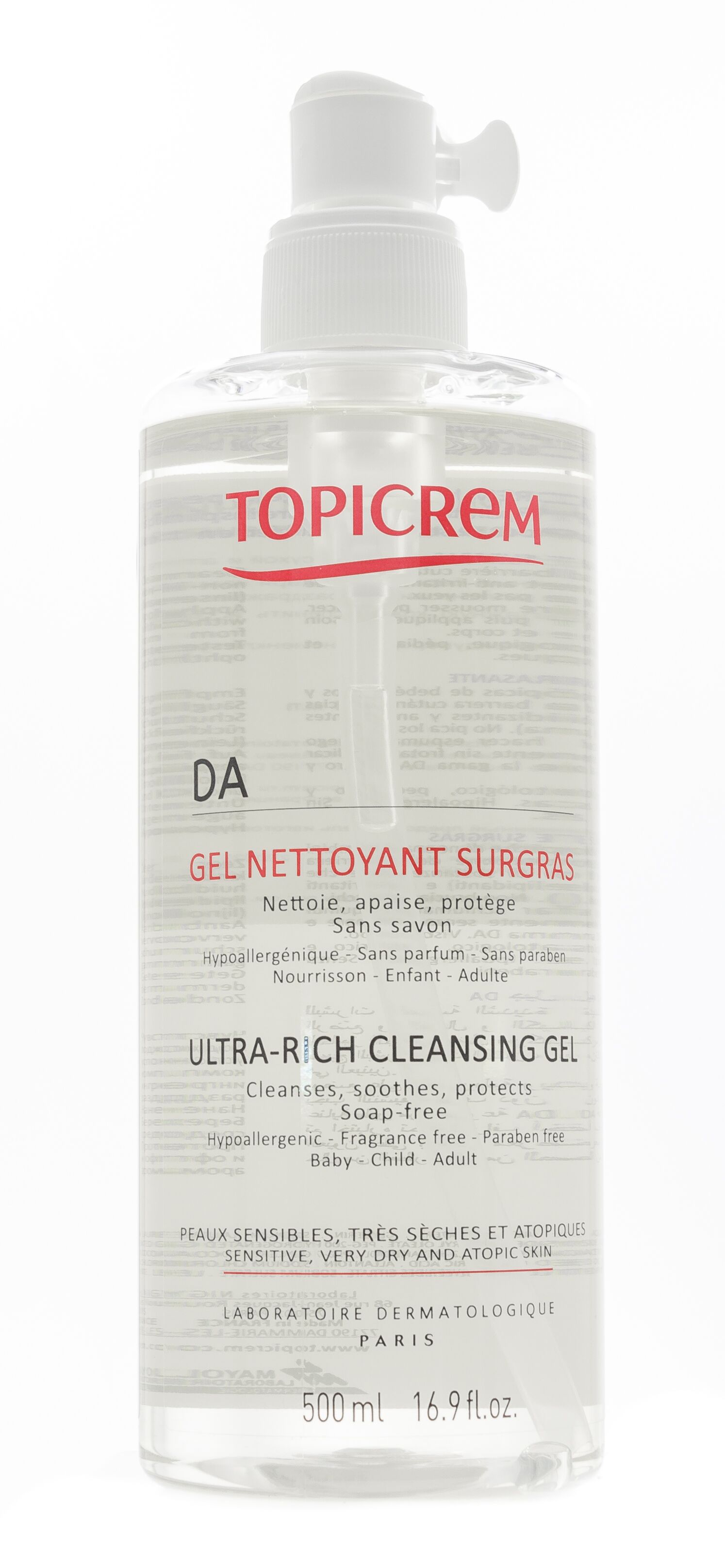 Мягкий очищающий гель Topicrem