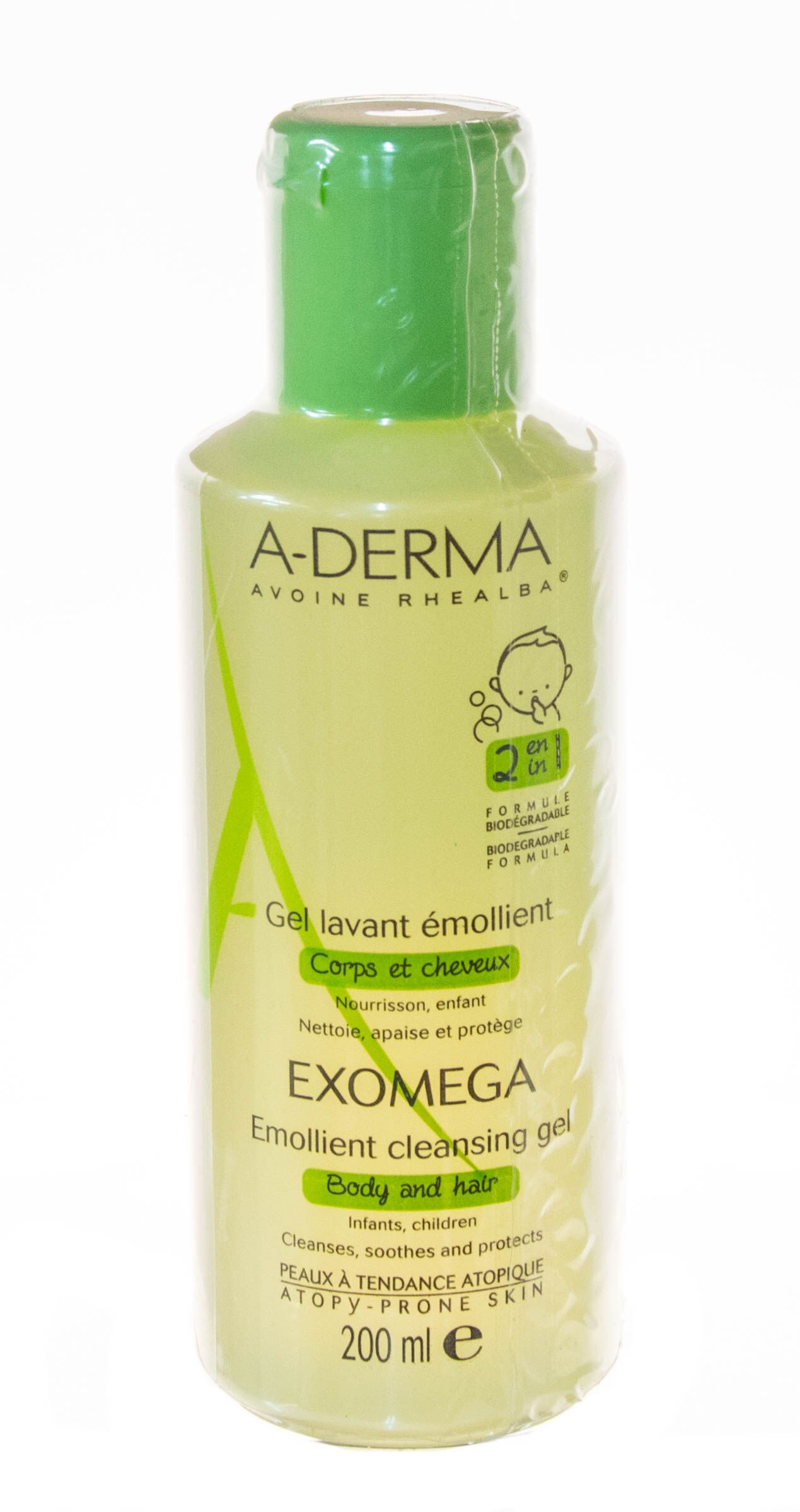 Смягчающий очищающий гель 2 в 1 Exomega Control