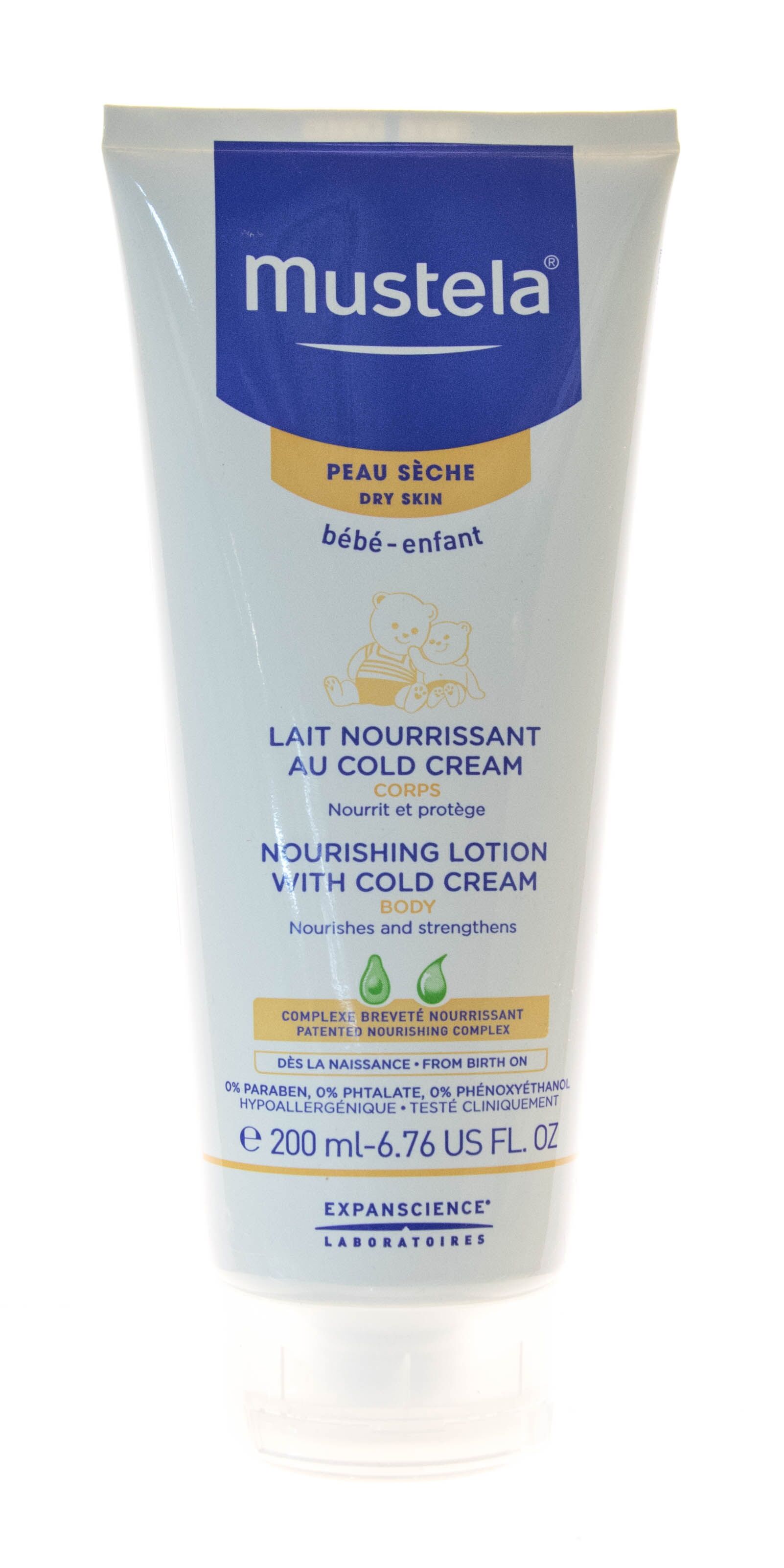 Питательное молочко для тела с кольд-кремом Cold Cream Mustela