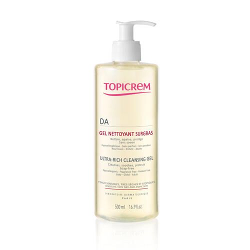 Гель ультра риш очищающий для атопичной кожи Topicrem
