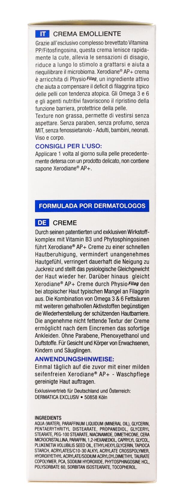 Крем против раздражения Xerodiane AP+