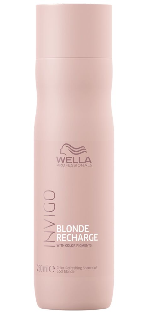 Шампунь-нейтрализатор желтизны для холодных светлых оттенков Invigo Blonde recharge
