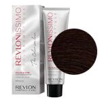 Краситель Revlonissimo colorsmetique 5.24 Светло-коричневый переливающийся медный 