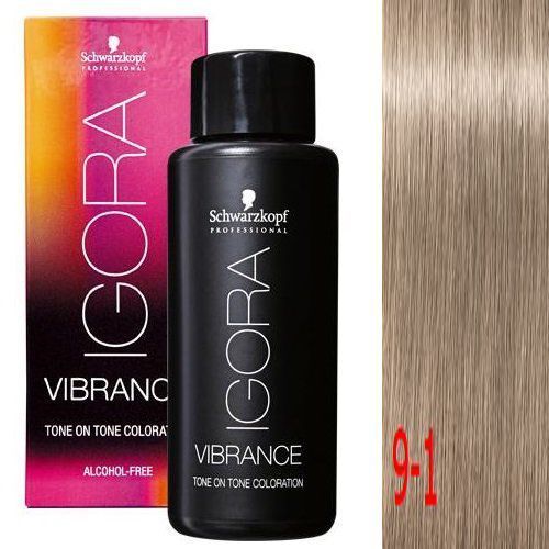 Крем-краситель без аммиака Igora vibrance 9-1 Блондин сандрэ  