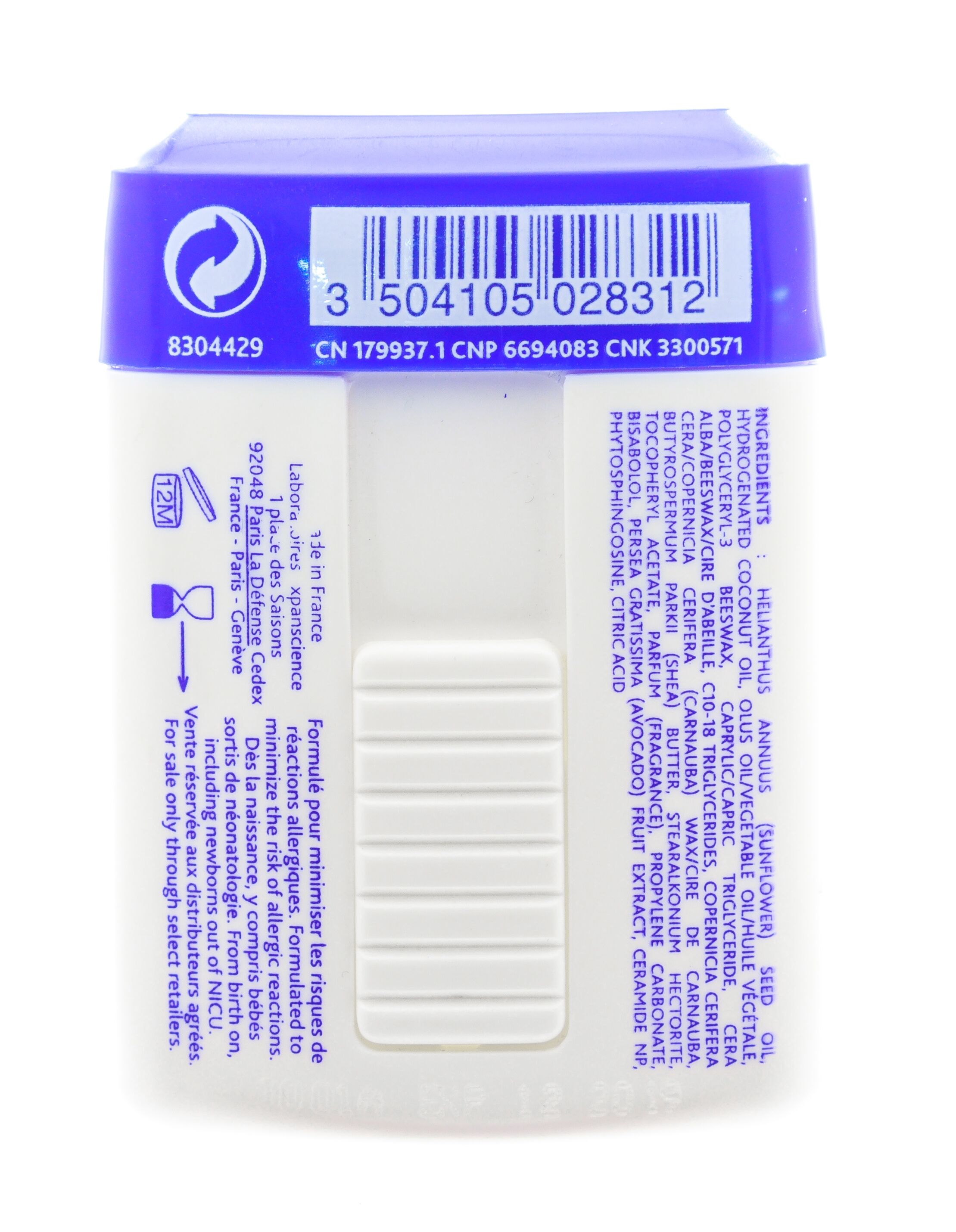 Питательный карандаш с кольд-кремом Cold Cream Mustela