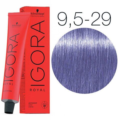Igora Royal 9,5-29 Светлый блондин пастельный пепельный фиолетовый