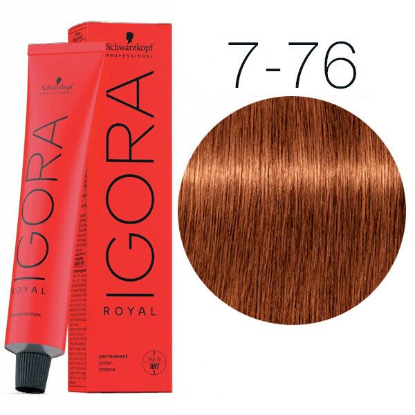 Igora Royal 7-76 Средний русый медный шоколадный