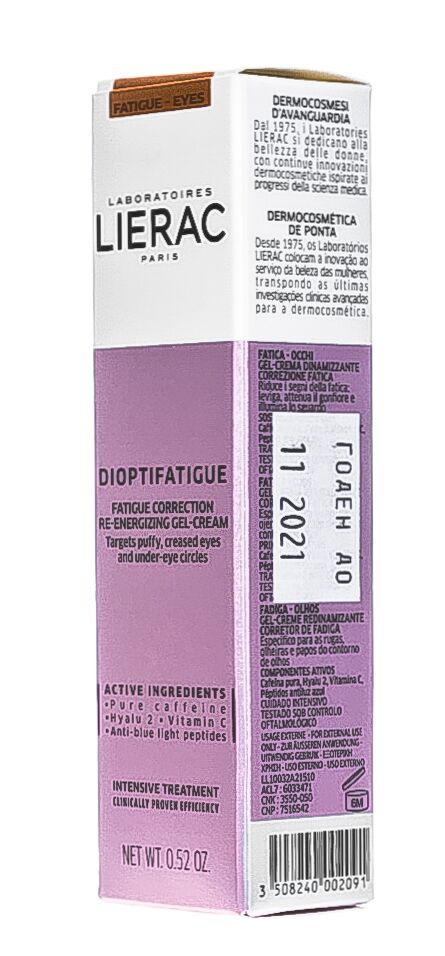 Гель-крем тонизирующий Dioptifatigue