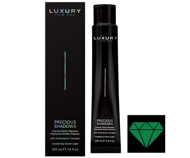 Интенсивный прямой пигмент Precious shadows изумруд emerald green
