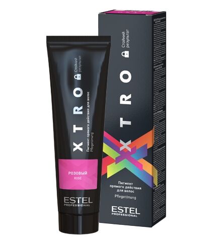 Пигмент прямого действия для волос Xtro Black Розовый