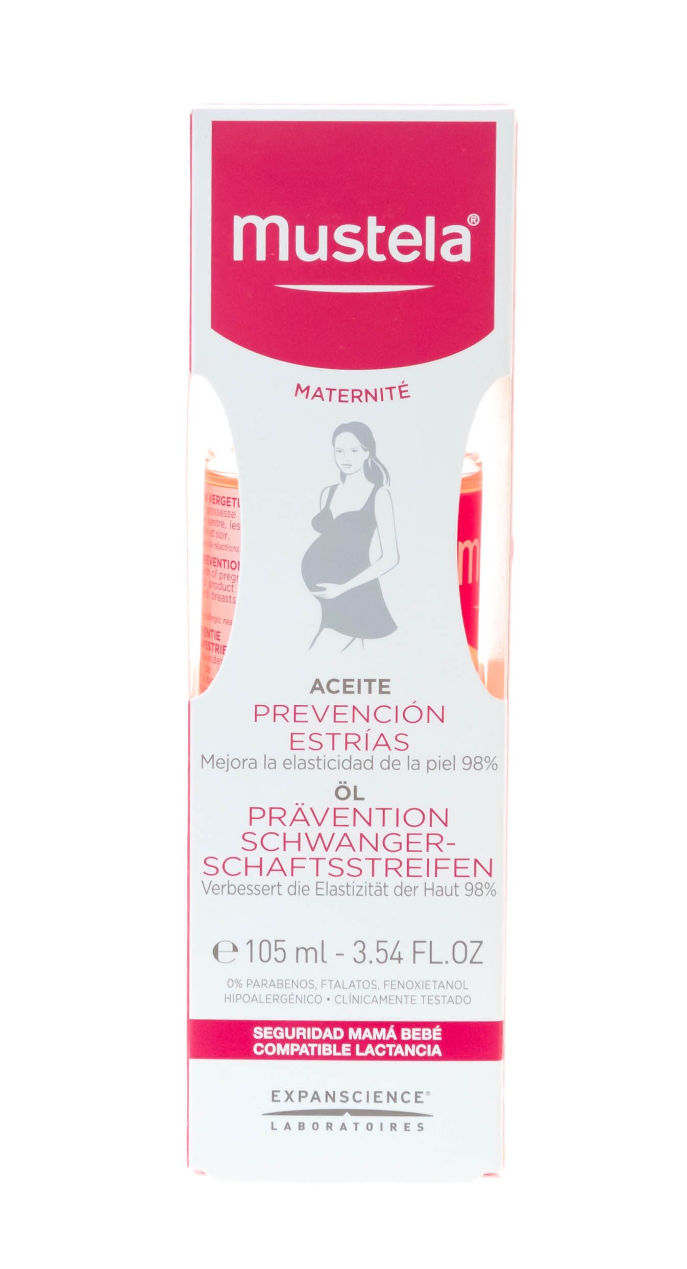 Масло для профилактики растяжек Mustela