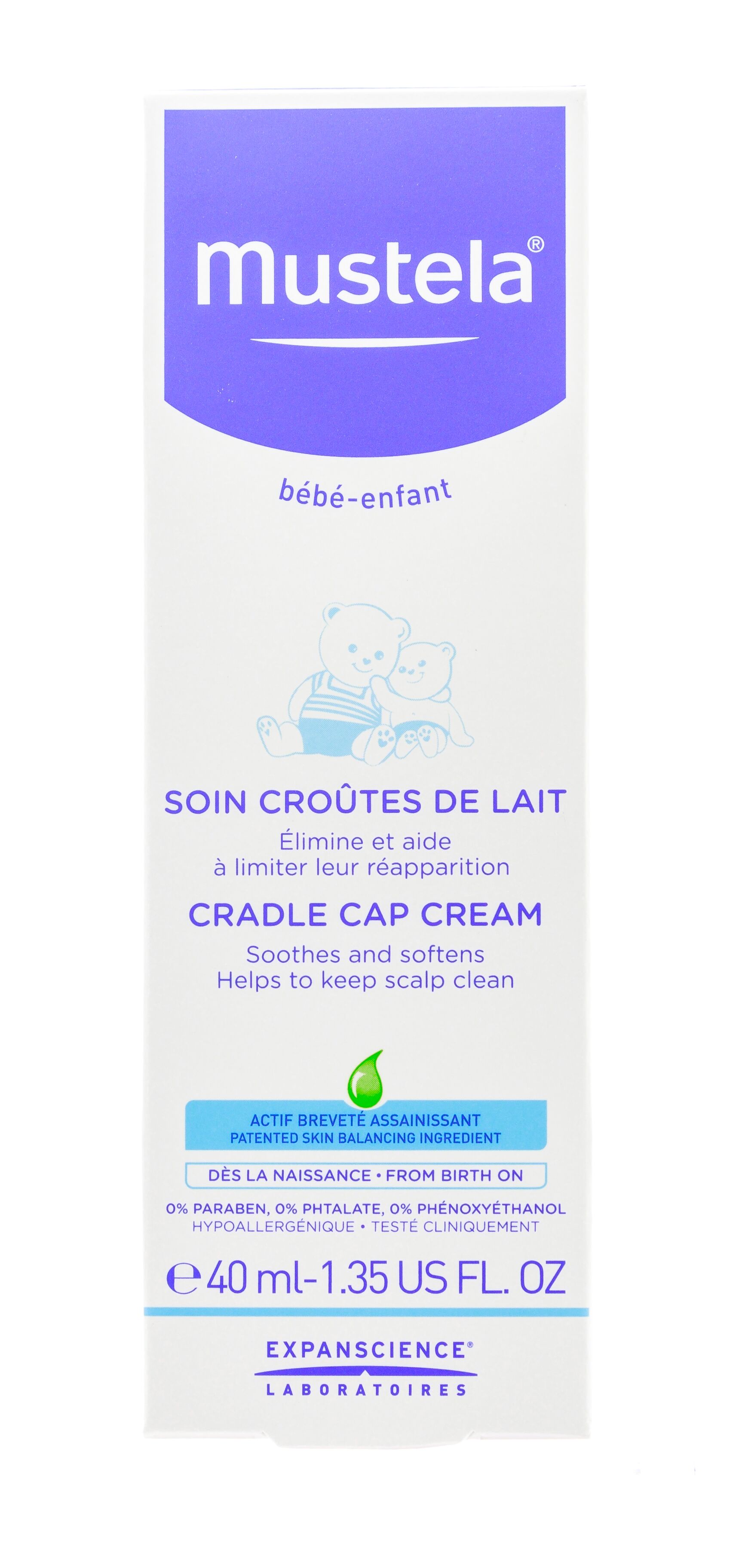 Крем для кожи головы при молочных корочках Mustela