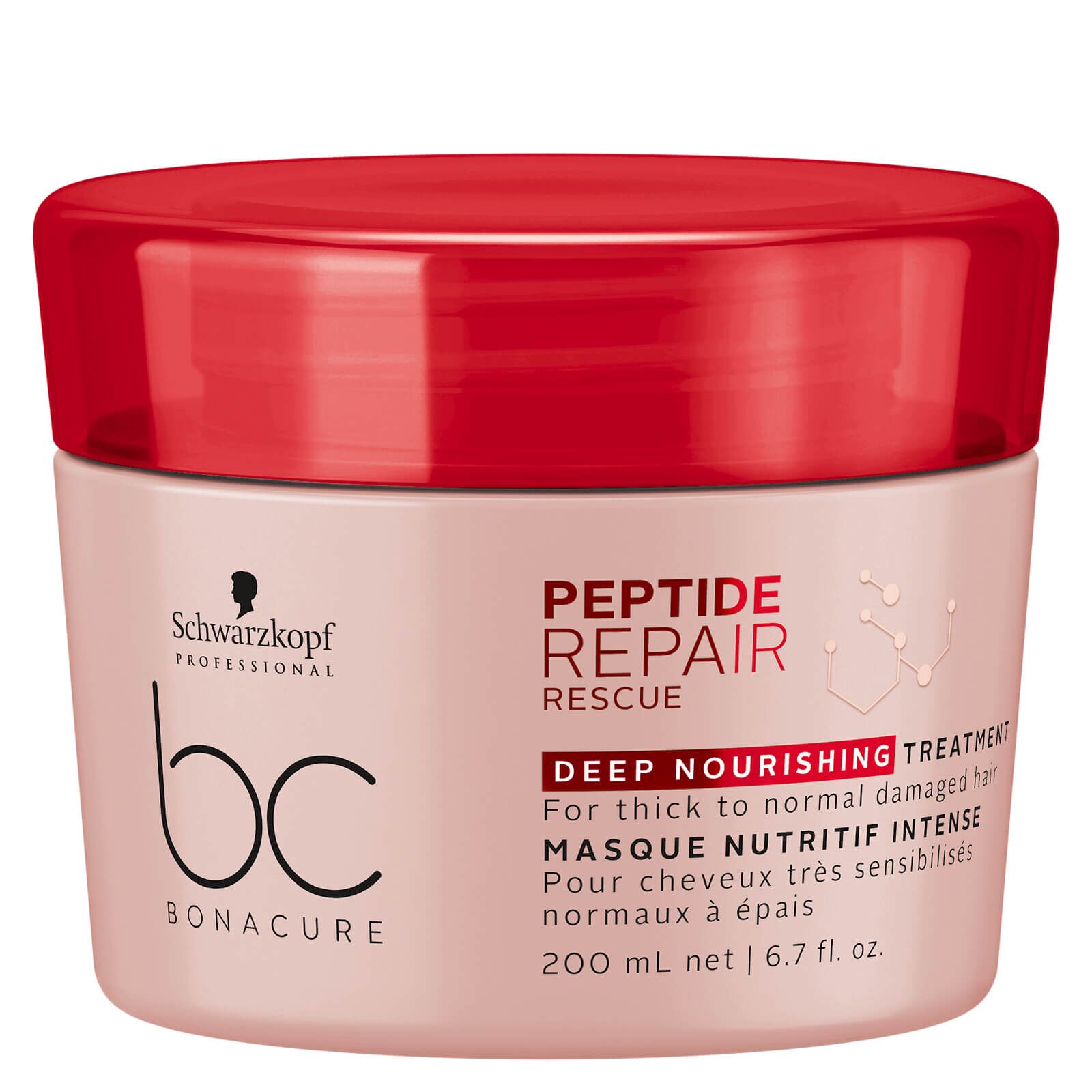 Маска спасительное восстановление для волос Bc peptide repair rescue deep nourishing