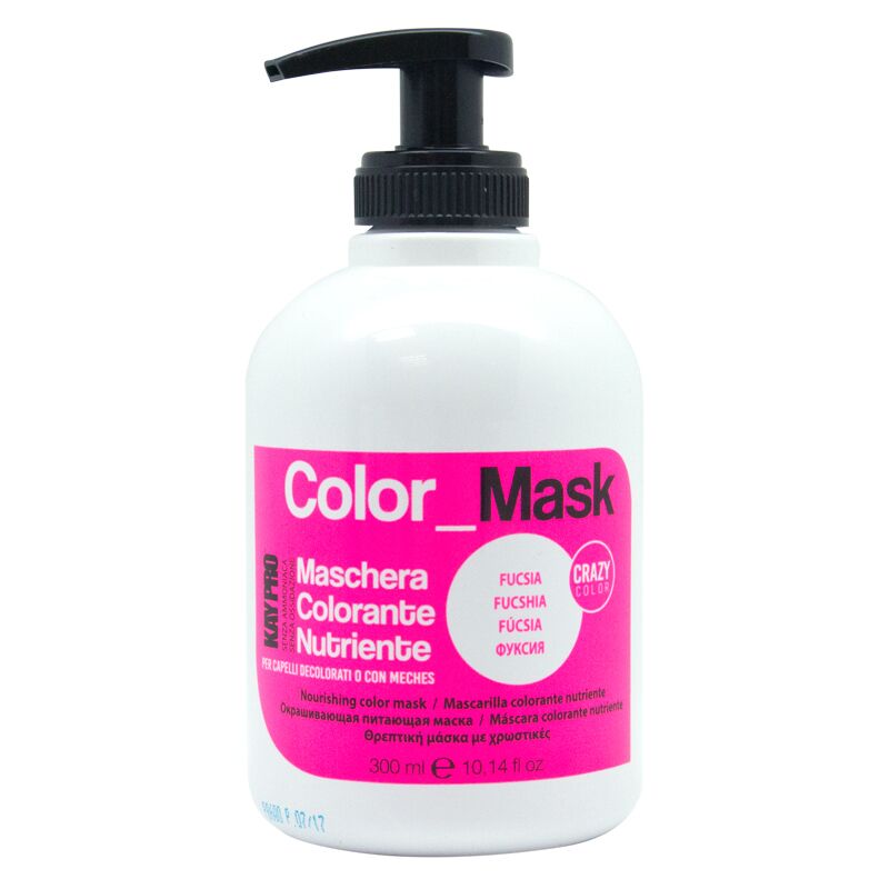 Маска питающая окрашивающая, фуксия Color mask