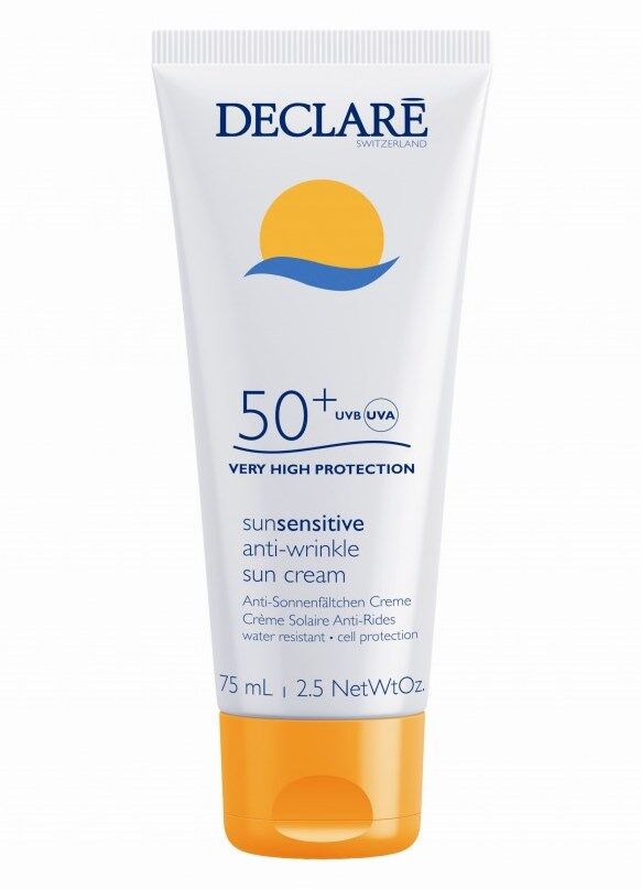 Крем солнцезащитный с омолаживающим действием anti-wrinkle sun cream SPF50