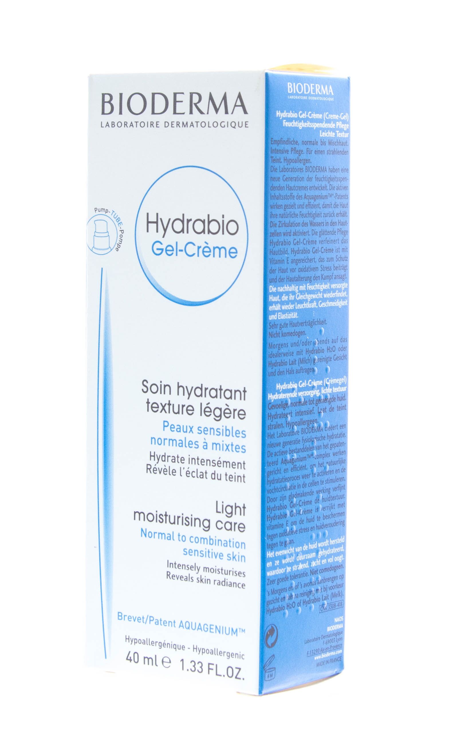 Увлажняющий гель-крем с легкой текстурой Hydrabio