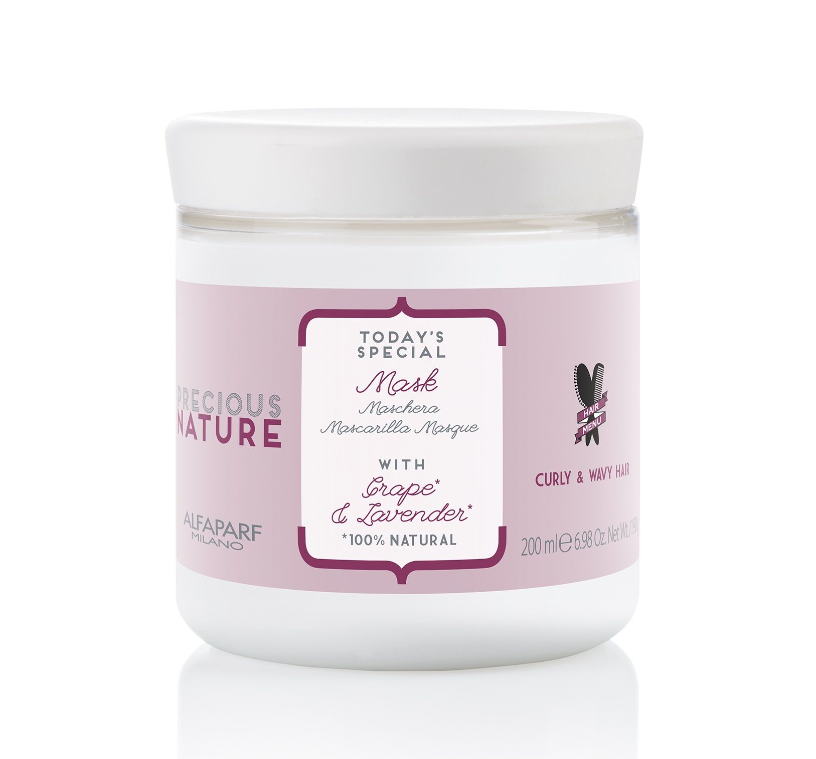 Маска для кудрявых и вьющихся волос Precious nature curly