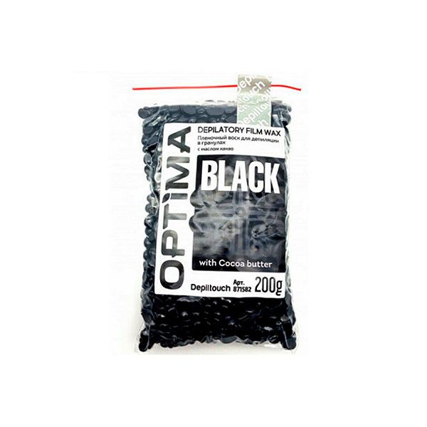 Пленочный воск для депиляции в гранулах Optima Black