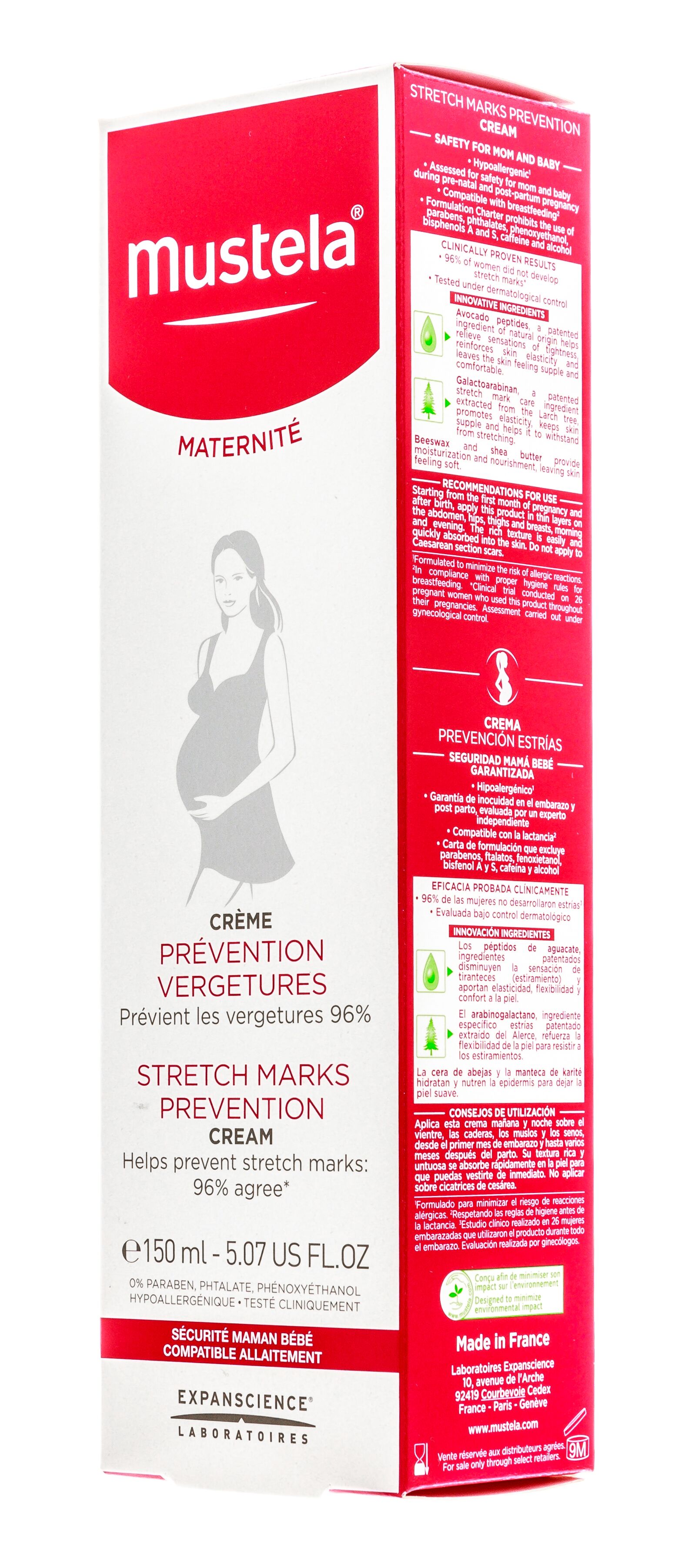 Крем для профилактики растяжек Mustela