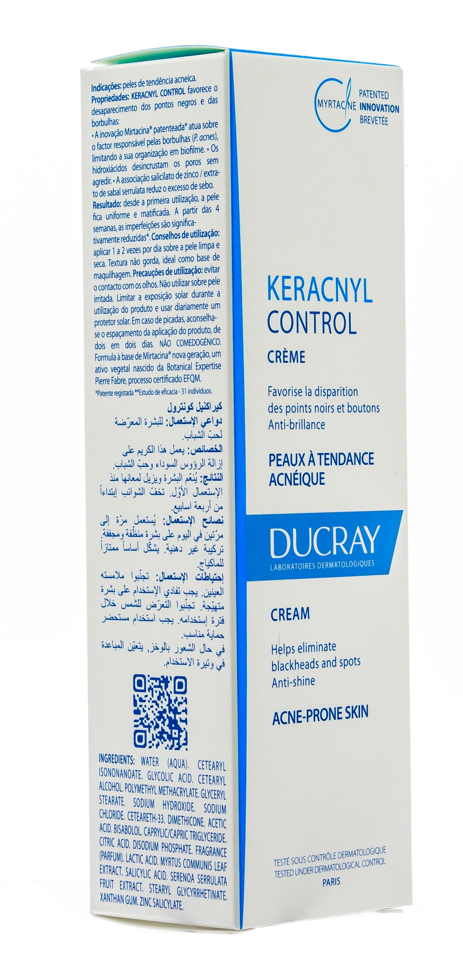 Регулирующий крем Ducray Keracnyl