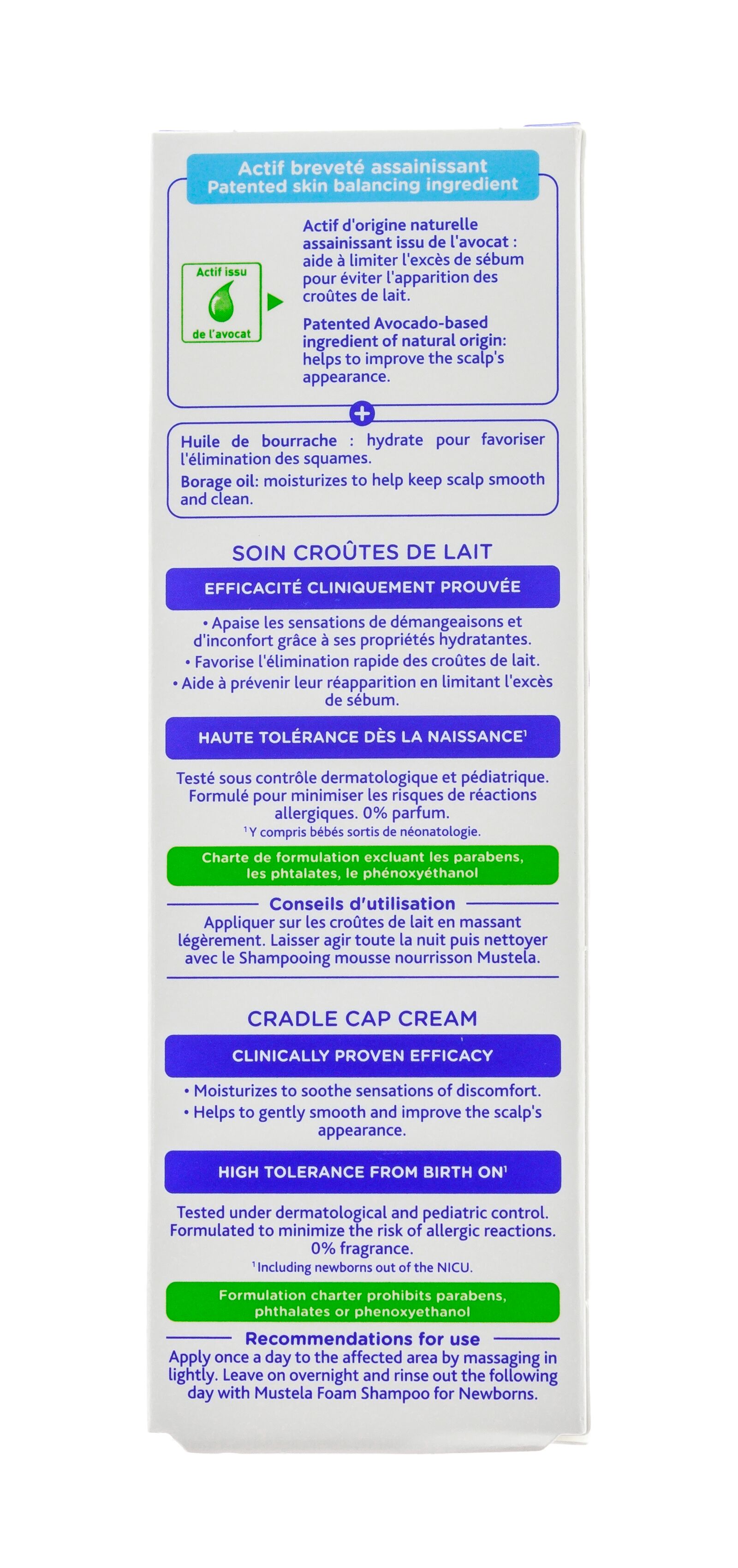 Крем для кожи головы при молочных корочках Mustela