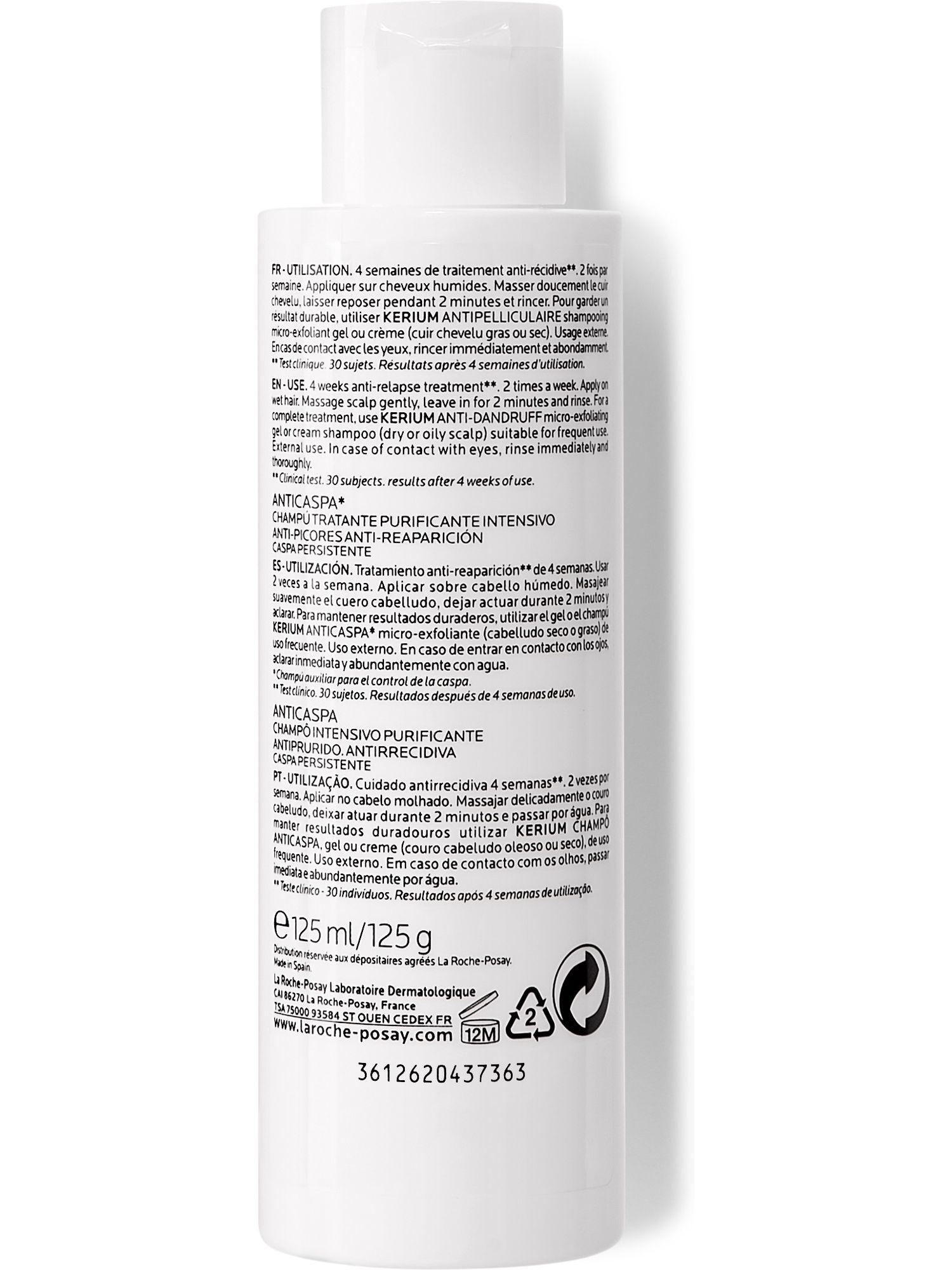 Шампунь интенсивный против перхоти с микро-отшелушивающим эффектом Kerium DS