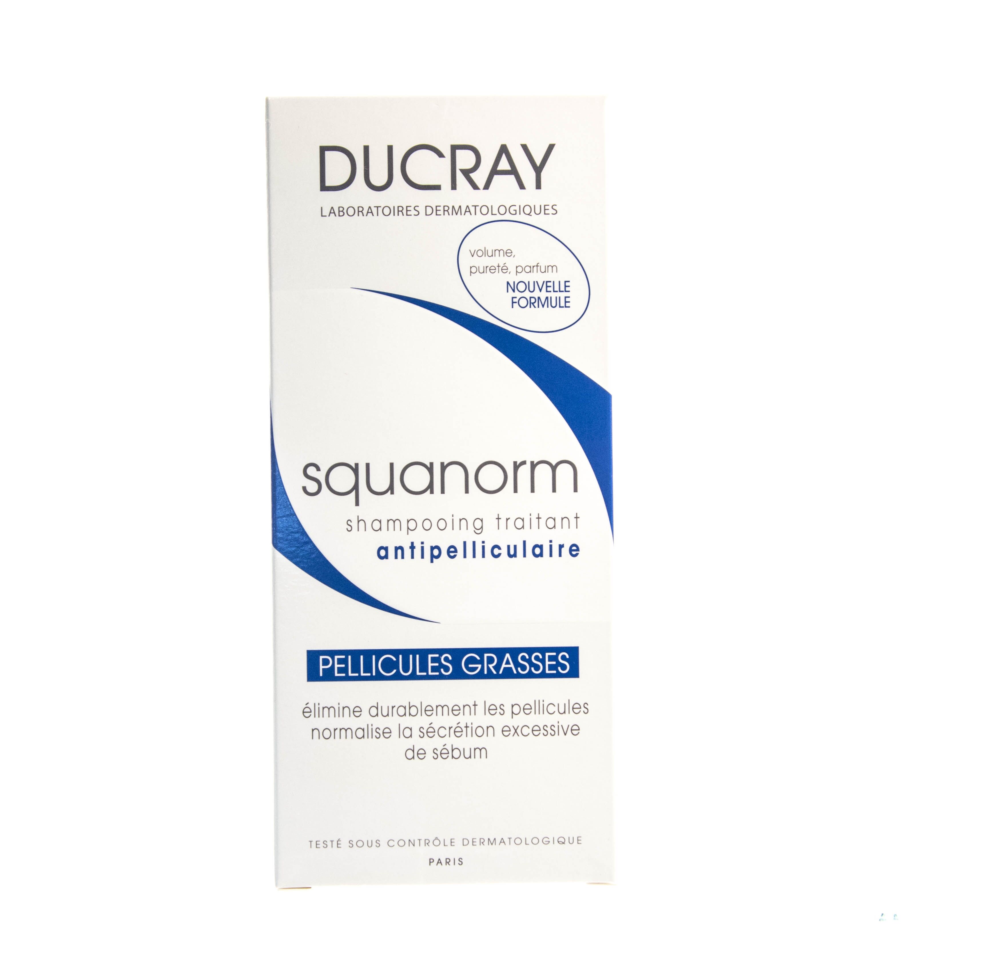 Шампунь от жирной перхоти Ducray Squanorm