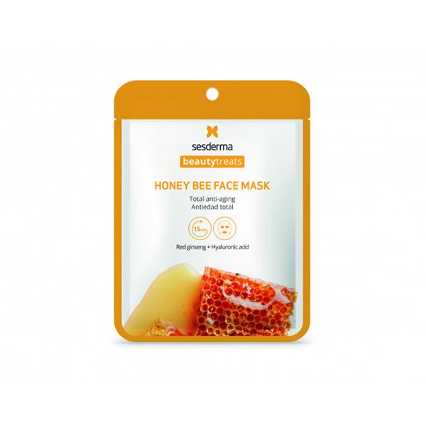 Маска антивозрастная для лица Beauty treats honey bee face mask