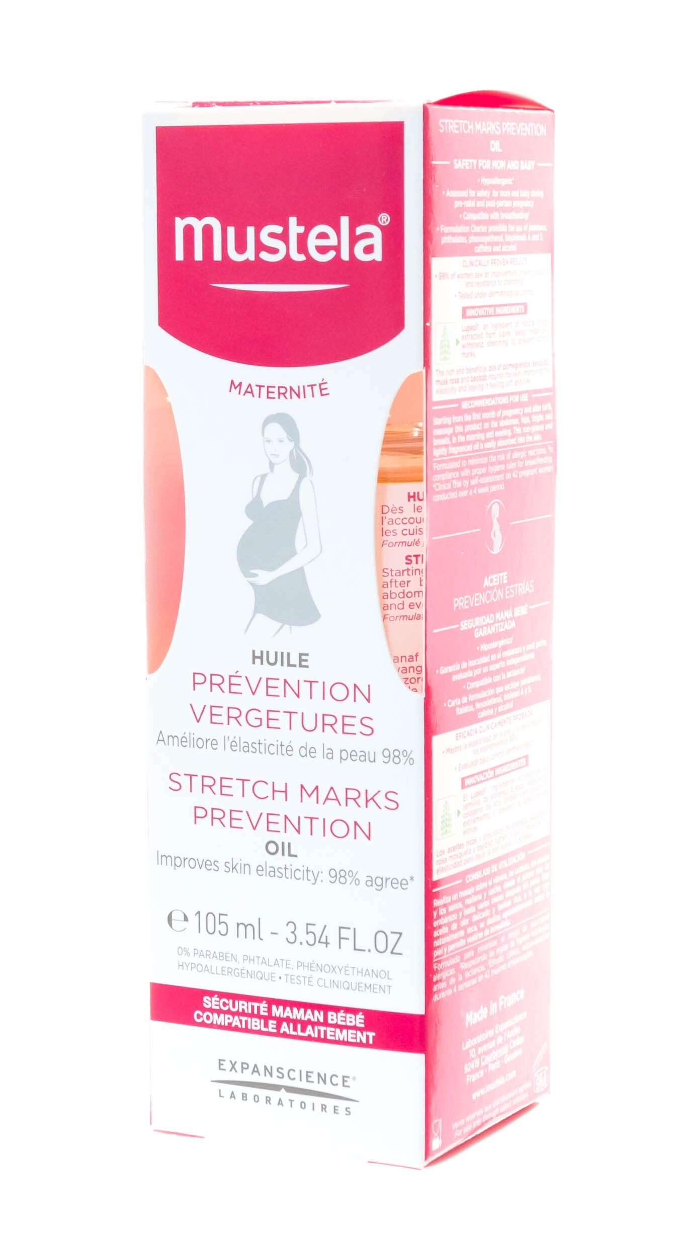 Масло для профилактики растяжек Mustela