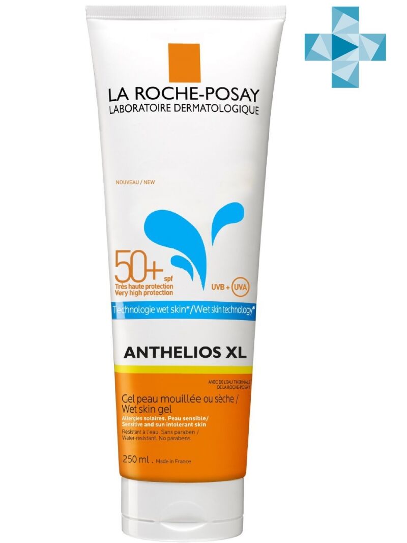 Гель для лица и тела Wet skin SPF 50+ Anthelios