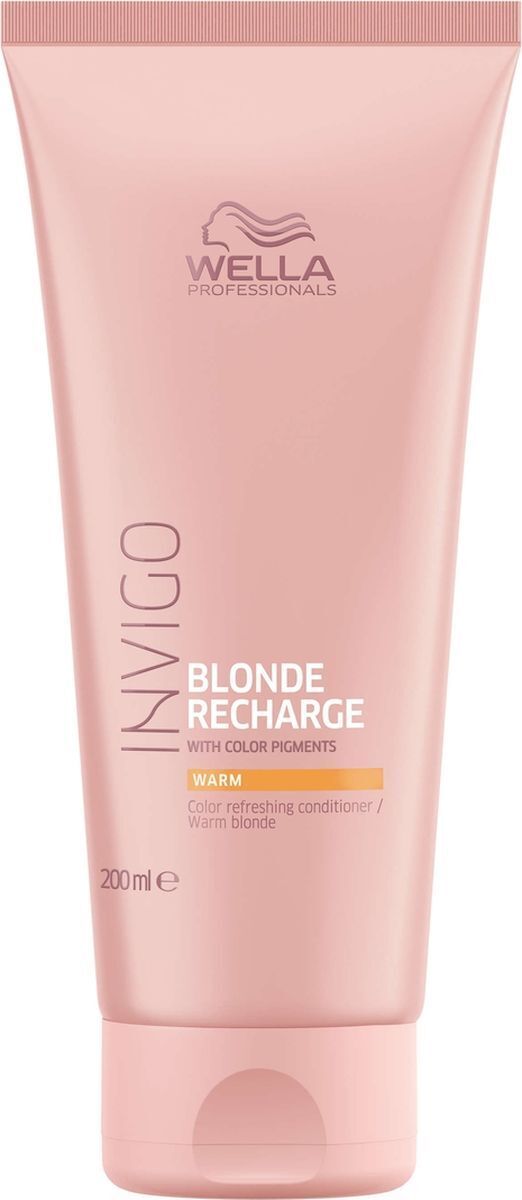 Бальзам-уход оттеночный для холодных светлых оттенков Invigo Blonde recharge warm