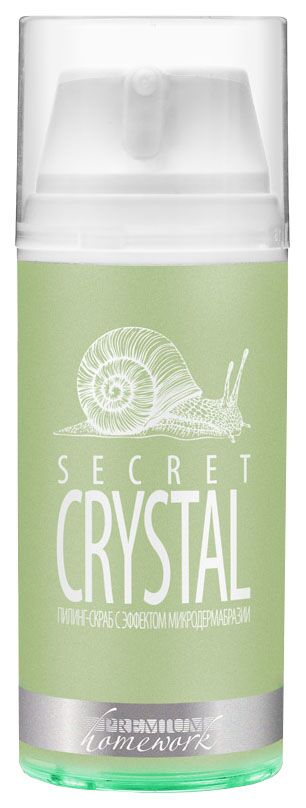 Пилинг-скраб с эффектом микродермабразии Homework secret crystal