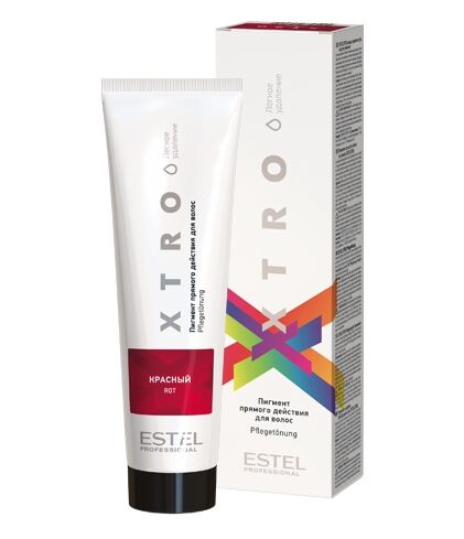 Пигмент прямого действия для волос Xtro White Красный