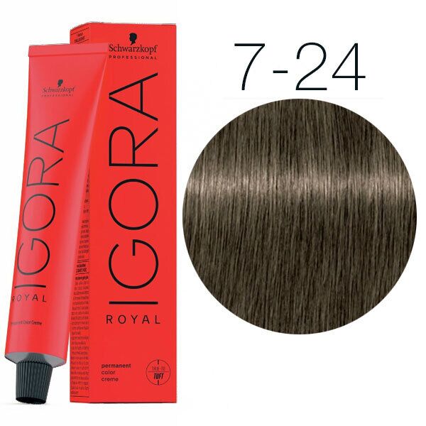 Igora Royal 7-24 Средний русый пепельный бежевый
