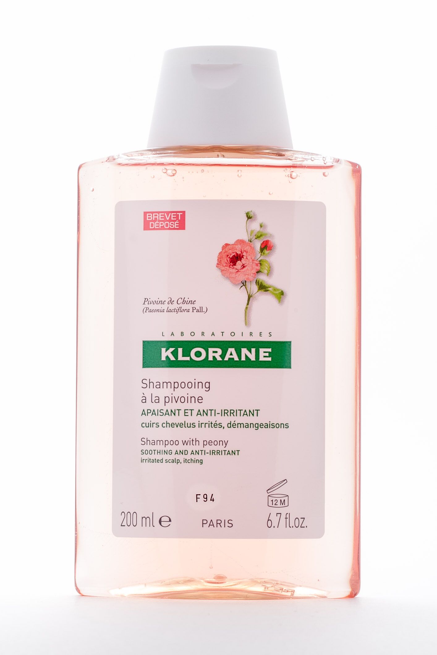 Успокаивающий шампунь с экстрактом пиона Kloran
