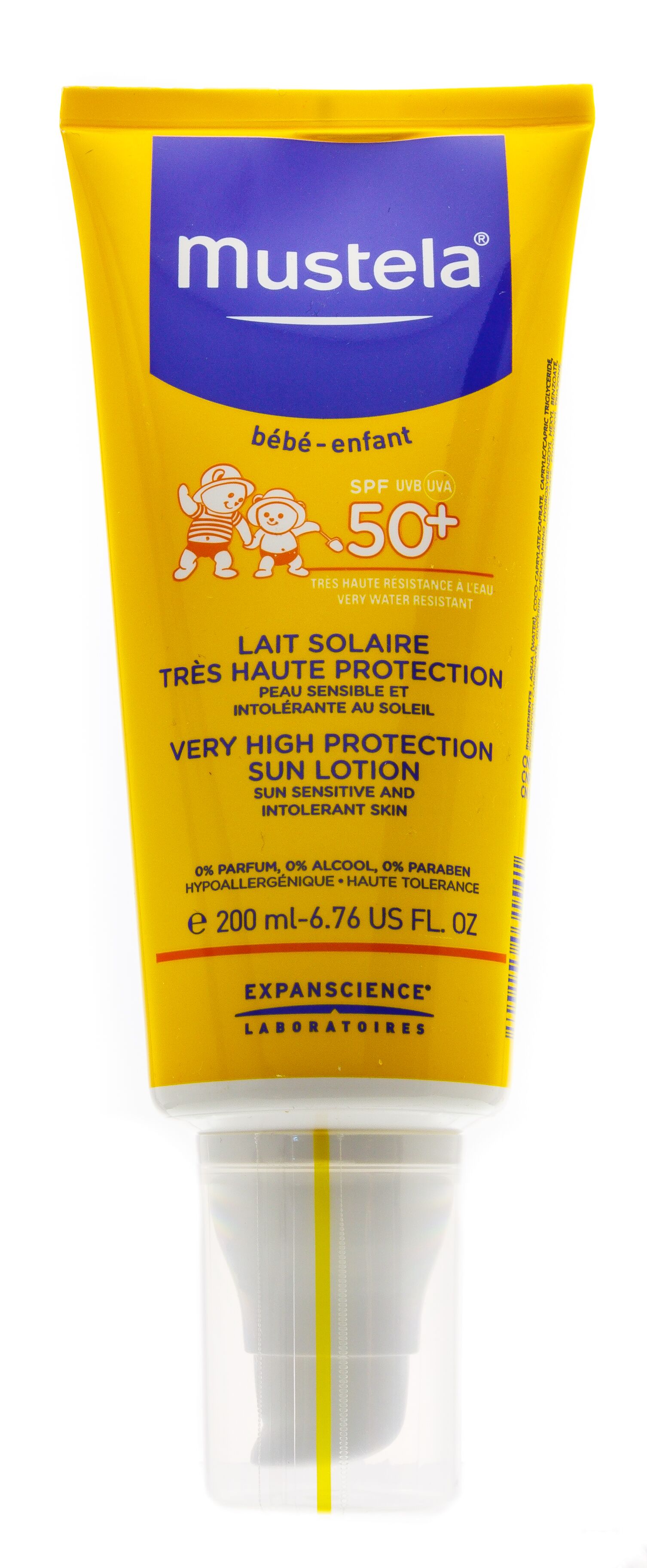 Солнцезащитное молочко SPF 50+ Mustela