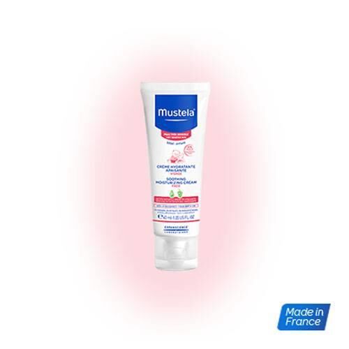 Увлажняющий успокаивающий крем для лица Mustela