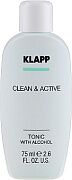 Тоник со спиртом Clean&active tonic with alcohol
