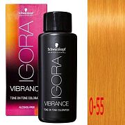 Крем-краситель без аммиака Igora vibrance 0-55 Золотистый микстон  