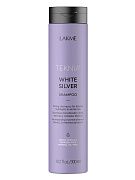 Шампунь тонирующий для нейтрализации желтого оттенка волос White silver shampoo