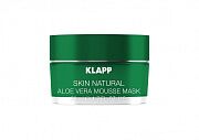 Маска-мусс алое вера Skin natural aloe vera mousse mask