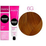 Краска 6G темный блондин золотистый Socolor beauty