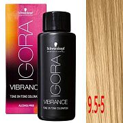 Крем-краситель без аммиака Igora vibrance 9,5-5 Тонер золотистый  