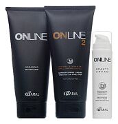 Крем выпрямляющий для окрашенных и слабых волос Online hair straightening system 2