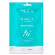 Маска альгинатная с экстрактом мяты и спирулины Ice seaweed algin mask aravia laboratories